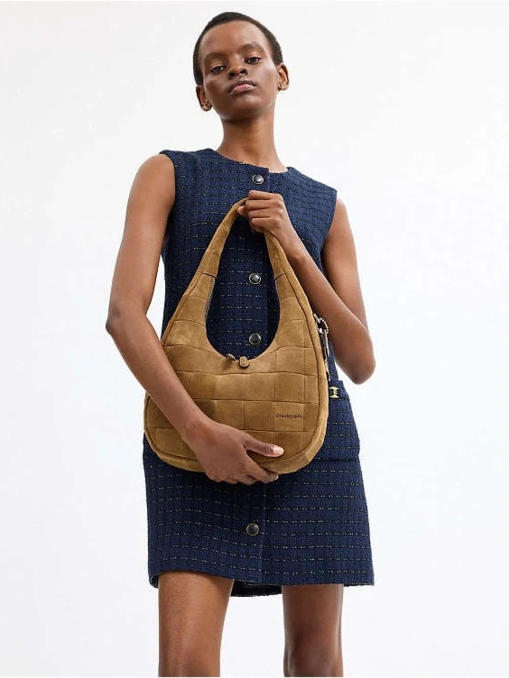 NWT Coachtopia Alter/Ego Suede Shoulder Bag